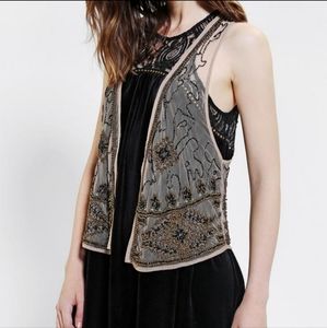 Urban Outfitters Ecote beaded vest, Small